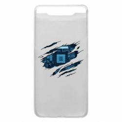 Чехол из раздела Passichnyk Motherboard through the T-Shirt для Samsung A80 - FATLINE Чехол из раздела Passichnyk Motherboard through the T-Shirt для Samsung A80