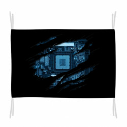 Прапор Motherboard through the T-Shirt - FATLINE Прапор Motherboard through the T-Shirt