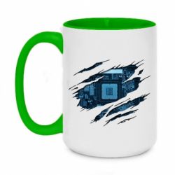 Кружки двоколірні 420ml