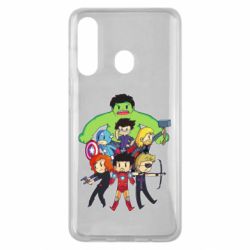 Чохол з розділу Месники Натовп месників для Samsung M40 - FATLINE Чохол з розділу Месники Натовп месників для Samsung M40