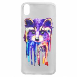 Чохол з розділу Єнот Multicolored watercolor raccoon для Xiaomi Redmi 7A - FATLINE Чохол з розділу Єнот Multicolored watercolor raccoon для Xiaomi Redmi 7A