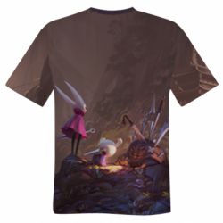 Мужская 3D футболка Adventure with a Hollow Knight