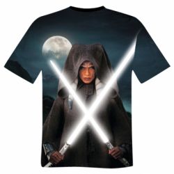 Мужская 3D футболка Ahsoka Tano The Mandalorian - FATLINE Мужская 3D футболка Ahsoka Tano The Mandalorian