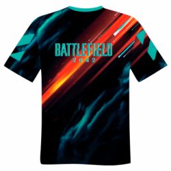 Мужская 3D футболка Battlefield 2042