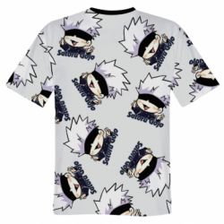 Чоловіча 3D футболка Cute Satoru Gojo pattern - FATLINE Чоловіча 3D футболка Cute Satoru Gojo pattern