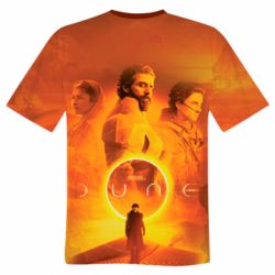 Чоловіча 3D футболка Dune Desert - FATLINE Чоловіча 3D футболка Dune Desert