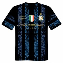 Мужская 3D футболка FC Internazionale Milano