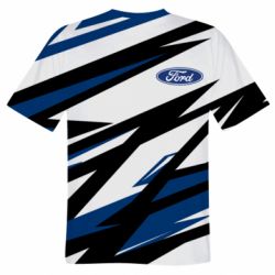 Чоловіча 3D футболка Ford logo and art