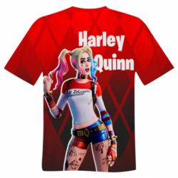 Мужская 3D футболка Fortnite Harley Quinn