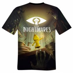 Чоловіча 3D футболка Little Nightmares  art