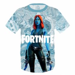 Чоловіча 3D футболка Mistique Fortnite - FATLINE Чоловіча 3D футболка Mistique Fortnite