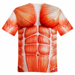 Чоловіча 3D футболка Muscle suit - FATLINE Чоловіча 3D футболка Muscle suit