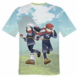 Мужская 3D футболка Pokemon Legends : Arceus - FATLINE Мужская 3D футболка Pokemon Legends : Arceus