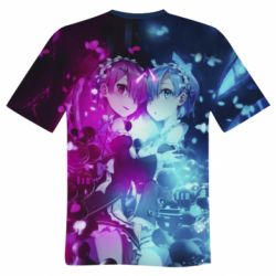 Мужская 3D футболка Rам Rem - FATLINE Мужская 3D футболка Rам Rem