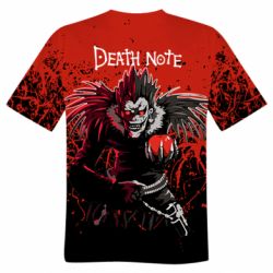 Чоловіча 3D футболка Ryuk Death Note - FATLINE Чоловіча 3D футболка Ryuk Death Note