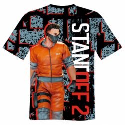 Чоловіча 3D футболка Standoff Terrorist - FATLINE Чоловіча 3D футболка Standoff Terrorist