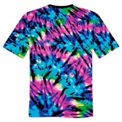 Мужская 3D футболка Стиль: Тай Дай