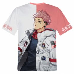 Мужская 3D футболка Street style Yuji Itadori