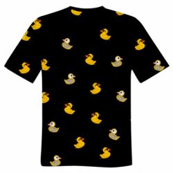Мужская 3D футболка Утки - FATLINE Мужская 3D футболка Утки