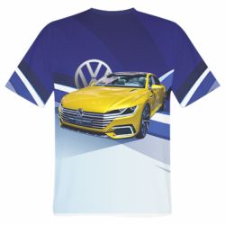 Чоловіча 3D футболка Volkswagen Sport Coupe GTE - FATLINE Чоловіча 3D футболка Volkswagen Sport Coupe GTE