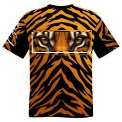 Чоловіча 3D футболка Погляд Тигра