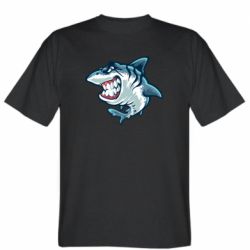 Мужская футболка Stedman Angry shark - FATLINE Мужская футболка Stedman Angry shark