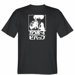 Мужская футболка Stedman Ковбой Бибоп с ружьем - FATLINE Мужская футболка Stedman Ковбой Бибоп с ружьем