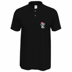 Футболка поло чоловіча Cute raccoon - FATLINE Футболка поло чоловіча Cute raccoon