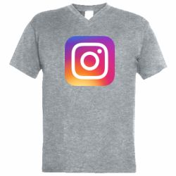 Чоловічі футболки з V-подібним вирізом