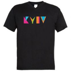 Чоловічі футболки з V-подібним вирізом