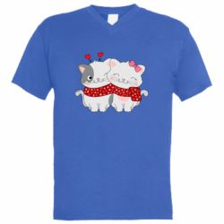 Чоловічі футболки з V-подібним вирізом