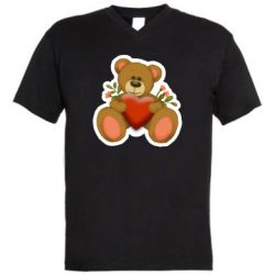 Чоловічі футболки з V-подібним вирізом