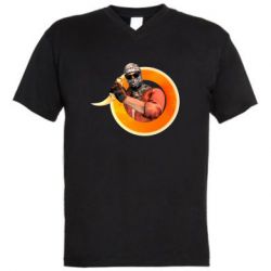 Чоловічі футболки з V-подібним вирізом