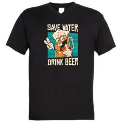 Мужские футболки с V-образным вырезом