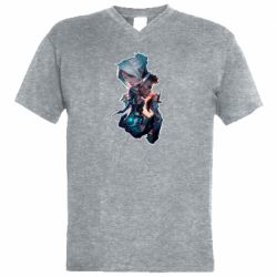 Мужская футболка  с V-образным вырезом Valorant