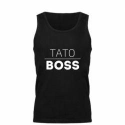 Мужская майка Папа Boss - FATLINE Мужская майка Папа Boss
