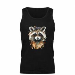 Майка чоловіча Raccoon watercolor - FATLINE Майка чоловіча Raccoon watercolor