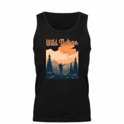 Мужская майка Wild nature - FATLINE Мужская майка Wild nature