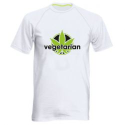 Мужская спортивная футболка Vegetarian hemp - FATLINE Мужская спортивная футболка Vegetarian hemp