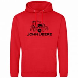 Чоловіча худі John Deere Logo, Tractor - FATLINE Чоловіча худі John Deere Logo, Tractor