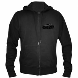 Мужская худи на молнии Ford Mustang Pony Car - FATLINE Мужская худи на молнии Ford Mustang Pony Car