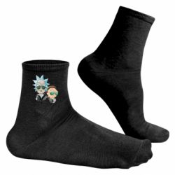 Мужские носки Rick and Morty on style