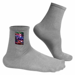 Мужские носки Super power avengers - FATLINE Мужские носки Super power avengers