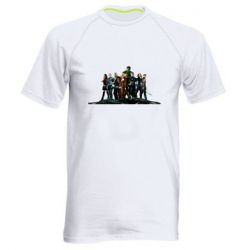 Мужская спортивная футболка Avengers on the rock - FATLINE Мужская спортивная футболка Avengers on the rock