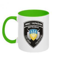 Кружка двоколірна 320ml МВС України - FATLINE Кружка двоколірна 320ml МВС України