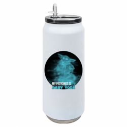Термобанка 500ml My patronus is Baby yoda - FATLINE Термобанка 500ml My patronus is Baby yoda