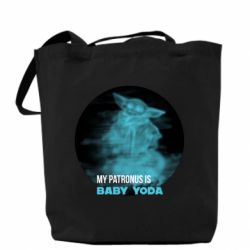 Шопер My patronus is Baby yoda - FATLINE Шопер My patronus is Baby yoda