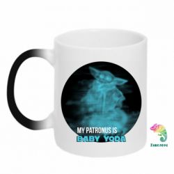 Кружка-хамелеон My patronus is Baby yoda - FATLINE Кружка-хамелеон My patronus is Baby yoda