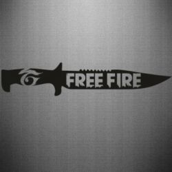 Наклейка Knife Free fire