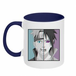 Кружка двоколірна 320ml Naruto and Sasuke boys - FATLINE Кружка двоколірна 320ml Naruto and Sasuke boys
